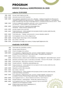 Agropromocja 2025 program