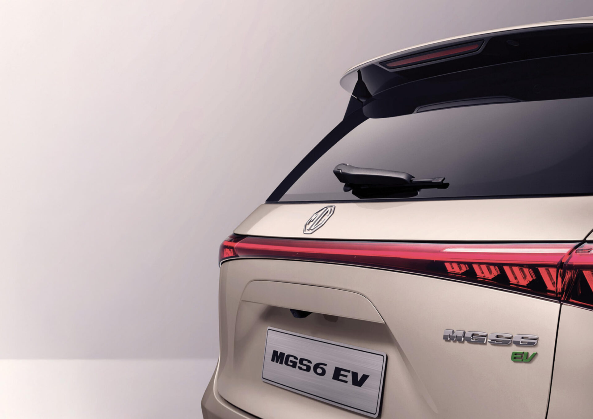mgs6 ev tył lampa elektryczny suv